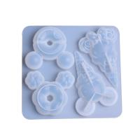 Set di stampe epossidici fai da te, silicone, DIY, 129x122x20mm, Venduto da PC