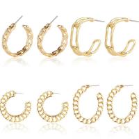 Zinc Alloy Stud Earring with Plastic Pearl plated fashion jewelry & for woman Sold By Pair