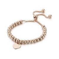 Bracelet d'acier titane, pour femme, plus de couleurs à choisir, 6mm, Longueur 17 cm, Vendu par PC