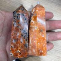 Sunstone punkt Dekoration, poleret, blandede farver, Solgt af PC