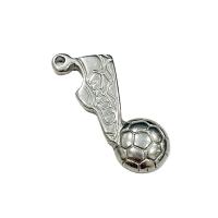 الفولاذ المقاوم للصدأ قلادة, 304 الفولاذ المقاوم للصدأ, فضة, 2.40x11x30mm, تباع بواسطة PC