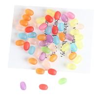 Frosted Acrylic Beads DIY mixed colors Sold By Bag