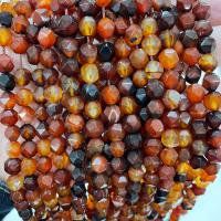 Natural Miracle Agate Beads Star Cut Faceted & DIY mixed colors Sold Per Approx 38 cm Strand