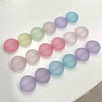 Frosted Acrylic Beads painted DIY 20mm Approx Sold By Bag