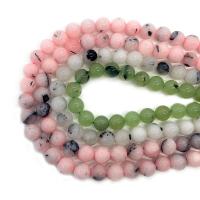 Vegyes Gemstone gyöngyök, Drágakő, Kerek, DIY & különböző anyagok a választás & különböző méretű a választás, több színt a választás, Naponta eladott Kb 14.96 inch Strand