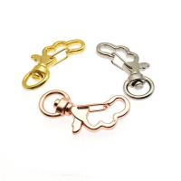 Zinc Alloy Key Sluiting Setting, plated, multifunctioneel & DIY & uniseks, meer kleuren voor de keuze, 34mm, Verkocht door PC