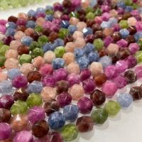 Gemstone Beads Star Cut Faceted & DIY multi-colored Sold Per Approx 38 cm Strand