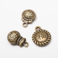 Zinc Alloy Pendants antique bronze color plated vintage & DIY nickel lead & cadmium free Approx Sold By Bag