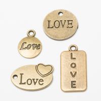 Zinc Alloy Pendants antique bronze color plated vintage & DIY nickel lead & cadmium free Approx Sold By Bag