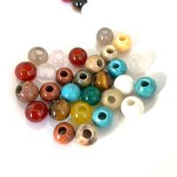 Mixed Edelsteen kralen, Natuursteen, Ronde, gepolijst, DIY & verschillende materialen voor de keuze, meer kleuren voor de keuze, 8mm, Gat:Ca 2.5mm, Verkocht door PC