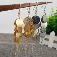 Zinc Alloy Drop Earrings plated for woman Sold By Pair