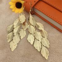 Zinc Alloy Drop Earrings plated for woman Sold By Pair