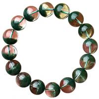 Green Phantom Quartz Bracelet Unisex & radiation protection mixed colors 9mm Length Approx 21 cm Sold By PC