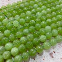 Gemstone Beads Round polished DIY green Sold Per Approx 38 cm Strand