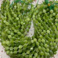 Gemstone Beads with Seedbead Lantern Star Cut Faceted & DIY green Sold Per Approx 38 cm Strand