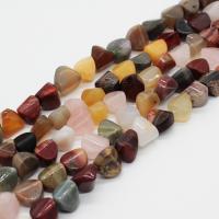 Mišrios Gemstone beads, Natūralus akmuo, Nereguliarus, Pasidaryk pats, mišrios spalvos, 12mm, 35kompiuteriai/Strand, Parduota už Apytiksliai 38 cm Strand