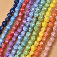 Geglazuurd porselein kralen, Bloem, DIY, meer kleuren voor de keuze, 13mm, Ca 28pC's/Strand, Verkocht door Strand