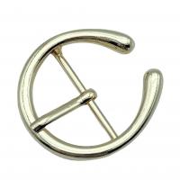 Zinc Alloy Læder Band Lås, Flad Rund, guldfarve belagt, guld, nikkel, bly & cadmium fri, 38x37x5mm,30mm, Solgt af PC