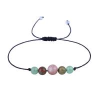 Gemstone Браслеты, Полудрагоценный камень, с нейлон, Женский, Продан через 30 см Strand