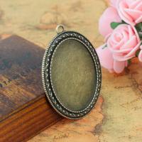 Zinc Alloy Pendant Cabochon Setting antique bronze color Sold By PC