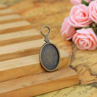 Zinc Alloy Pendant Cabochon Setting antique bronze color Sold By PC