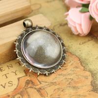 Zinc Alloy Pendant Cabochon Setting antique bronze color Sold By PC