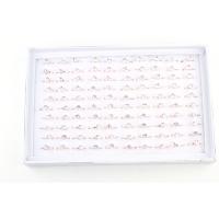 Strass Ringe, Zinklegierung, für Frau, Roségold, 17mm, 100PCs/Box, verkauft von Box