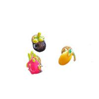 Glazuur broche, Zinc Alloy, fruit, gold plated, verschillende stijlen voor de keuze & voor vrouw, nikkel, lood en cadmium vrij, 20x14mm, 10pC's/Lot, Verkocht door Lot