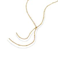 Collier d'acier titane, acier de titane fermoir homard, pour femme, doré, 1.80mm, Longueur 48 cm, Vendu par PC