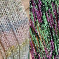 Blandet Gemstone perler, Natursten, Runde, du kan DIY & forskellige materialer til valg & facetteret, flere farver til valg, 2mm, Ca. 170pc'er/Strand, Solgt af Strand