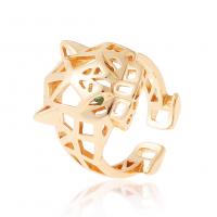 ottone Anelli Cuff, placcato color oro, Regolabile & per la donna & cavo, 22mm, Venduto da PC