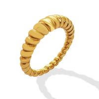 Acier titane bague, Placage, pour femme, plus de couleurs à choisir, 5mm, Vendu par PC