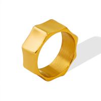 Acier titane bague, Placage, pour femme, plus de couleurs à choisir, 8mm, Vendu par PC