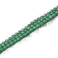 Aventurijn kralen, Aventurine, Ronde, DIY & gefacetteerde, groen, Per verkocht Ca 38 cm Strand