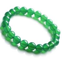 agate verte bracelet, unisexe & antifatigue, vert, Longueur Environ 21 cm, Vendu par PC