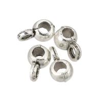 Zink legering Bail Beads, Zinc Alloy, du kan DIY & sværte, oprindelige farve, 4x7x3mm, Hole:Ca. 2mm, 100pc'er/Lot, Solgt af Lot