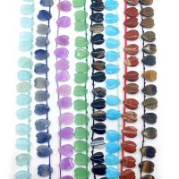 Mišrios Gemstone beads, Brangakmenis, Širdis, Pasidaryk pats & įvairios medžiagos pasirinkimas, daugiau spalvų pasirinkimas, 13x17mm, Parduota už Apytiksliai 14.96 Inch Strand