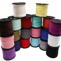 Velveteen Cord Cord, Runde, du kan DIY, flere farver til valg, 2.50x1.20mm, 10m/Spool, Solgt af Spool