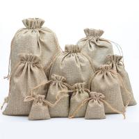 Linen Drawstring Pouches multifunctional Sold By PC