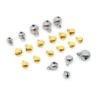 316 Stainless Steel Bell Charm, Galvanisk plettering, mode smykker & du kan DIY & Unisex & forskellig størrelse for valg, flere farver til valg, Solgt af PC