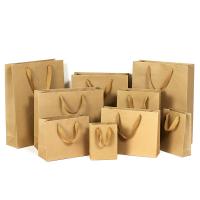 Fashion Gift Bag, Kraft, verschillende grootte voor keus, geel, Verkocht door PC