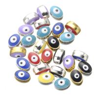 In lega di zinco male perle Eye, lega in zinco, DIY & smalto, nessuno, 10x7mm, 100PC/borsa, Venduto da borsa