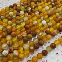 Φυσικό χάντρες Agate Lace, δαντέλα αχάτη, Γύρος, DIY, μικτά χρώματα, Sold Per Περίπου 38 cm Strand