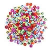 Acryl Schmuck Perlen, rund, DIY & Emaille, gemischte Farben, 4x7mm, 100PCs/Tasche, verkauft von Tasche