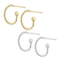 Clou de boucle d'oreille en acier inoxydable, Acier inoxydable 304, machine poli, bijoux de mode & DIY & unisexe, couleur originale, 20x13x3mm, Vendu par PC