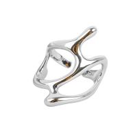 Sterling Silver Nakit Finger Ring, 925 Sterling Silver, pozlaćen, Podesiva & za žene & šupalj, više boja za izbor, 20x28.80mm, Prodano By PC