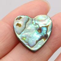 Abalone Shell Perler, Heart, naturlig, du kan DIY, 12mm, Solgt af PC