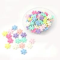 固体カラー・アクリル・ビーズ, アクリル, 花形, DIY, ミックスカラー, 25x15mm, 売り手 バッグ