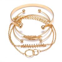 Zinc Alloy Armband-Set, Ronde, plated, mode sieraden & verschillende stijlen voor de keuze & voor vrouw, meer kleuren voor de keuze, nikkel, lood en cadmium vrij, Verkocht door Stel