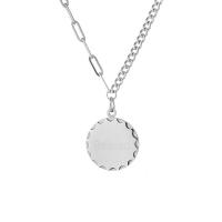 Collana in acciaio inossidabile, acciaio inox, lucido, gioielli di moda & unisex, colore originale, 20mm, Lunghezza 42 cm, Venduto da PC